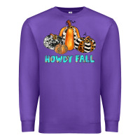 Purple howdy fall Premium Sweatshirt - JahusDesignShop