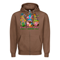 Chestnut Happy Easter Day gnomies Zipper Hoodie - Neo Western