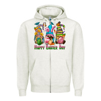 Happy Easter Day Gnomies Zipper Hoodie | Teevron