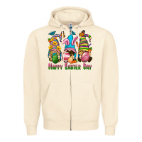 Sandshell Happy Easter Day gnomies Zipper Hoodie - Neo Western