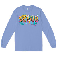 Colony Blue scrub life Long Sleeve Tee - texasbilliewilder