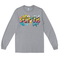 Heather Grey scrub life Long Sleeve Tee - texasbilliewilder