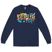 Navy scrub life Long Sleeve Tee - texasbilliewilder