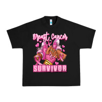 Black Breast Cancer survivor afro girl sneakers Urban Heavy Tee - RanaPortraitStore