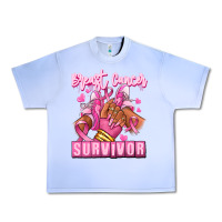 Grape Ice Breast Cancer survivor afro girl sneakers Urban Heavy Tee - RanaPortraitStore
