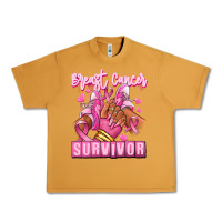 Peanut Butter Breast Cancer survivor afro girl sneakers Urban Heavy Tee - RanaPortraitStore