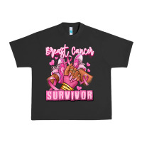 Pigment Black Breast Cancer survivor afro girl sneakers Urban Heavy Tee - RanaPortraitStore