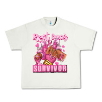 Pistachio Breast Cancer survivor afro girl sneakers Urban Heavy Tee - RanaPortraitStore