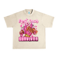 Sandshell Breast Cancer survivor afro girl sneakers Urban Heavy Tee - RanaPortraitStore