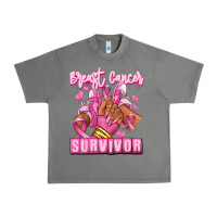 Tornado Breast Cancer survivor afro girl sneakers Urban Heavy Tee - RanaPortraitStore