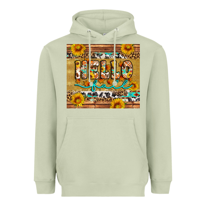 Western Hello Fall Tumbler Heavyweight Hoodie by Artiststas | Teevron