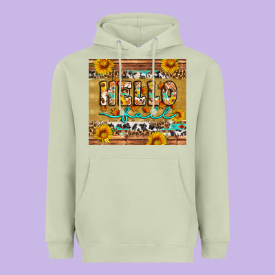 Western Hello Fall Tumbler Heavyweight Hoodie Designed By Artiststas