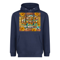 Navy western hello fall tumbler Heavyweight Hoodie - Artiststas
