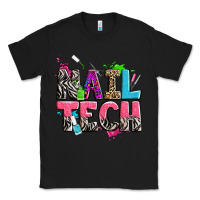 Black nail tech Classic Tee - Zillion Design Studio