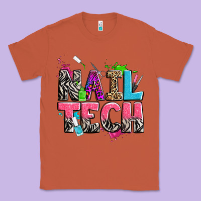 Nail Tech Classic Tee Designed By Zillion Design Studio