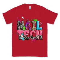 Red nail tech Classic Tee - Zillion Design Studio