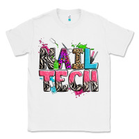 White nail tech Classic Tee - Zillion Design Studio