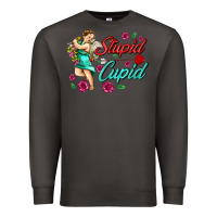 Smoke stupid cupid Premium Sweatshirt - AdoDesignShop