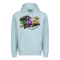 Blue Mist ı have boundary ıssues Premium Hoodie - MaliasSmallBusiness