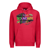 Cardinal ı have boundary ıssues Premium Hoodie - MaliasSmallBusiness