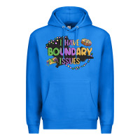 True Royal ı have boundary ıssues Premium Hoodie - MaliasSmallBusiness