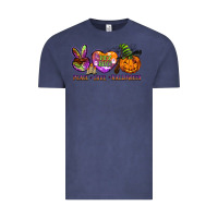 Vintage Denim peace love halloween Vintage Tee - BarkalooDesign
