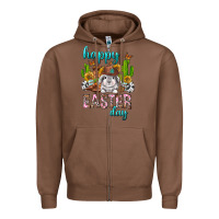 Chestnut Happy Easter Day Rodeo Zipper Hoodie - Neo Western