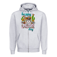 Happy Easter Day Rodeo Zipper Hoodie | Teevron