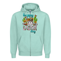 Seafoam Happy Easter Day Rodeo Zipper Hoodie - Neo Western
