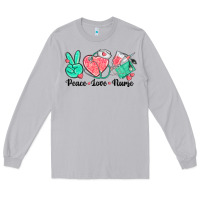Moon Dust peace love nurse Long Sleeve Tee - texasbilliewilder