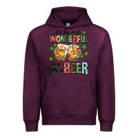 Mauve Wine its the most wonderful time for a year Urban Hoodie - MaliasSmallBusiness