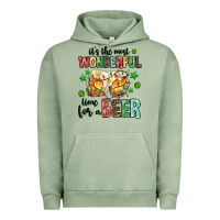 Pigment Oil Green its the most wonderful time for a year Urban Hoodie - MaliasSmallBusiness