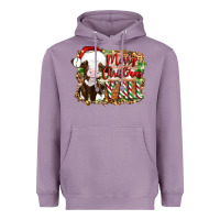 Lavender merry christmas y'all cow Heavyweight Hoodie - Artiststas