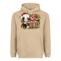 Mushroom merry christmas y'all cow Heavyweight Hoodie - Artiststas