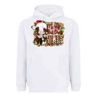 White merry christmas y'all cow Heavyweight Hoodie - Artiststas