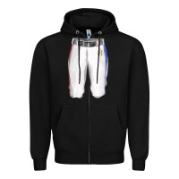 Black softball uniform short pant fa element Zipper Hoodie - FaDigitalArtStudio