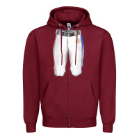 Burgundy softball uniform short pant fa element Zipper Hoodie - FaDigitalArtStudio