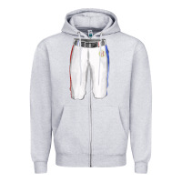 Heather Grey softball uniform short pant fa element Zipper Hoodie - FaDigitalArtStudio