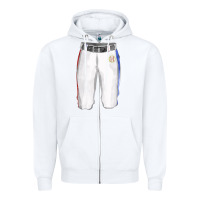 White softball uniform short pant fa element Zipper Hoodie - FaDigitalArtStudio