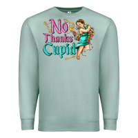 Seafoam no thanks cupid Premium Sweatshirt - AdoDesignShop