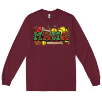 Burgundy mama softball Long Sleeve Tee - Zillion Design Studio