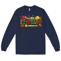 Navy mama softball Long Sleeve Tee - Zillion Design Studio