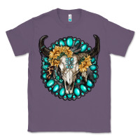 Lavender gamestone with bull skull Classic Tee - RanaPortraitStore