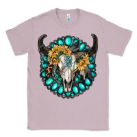 Lilac gamestone with bull skull Classic Tee - RanaPortraitStore