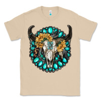 Mushroom gamestone with bull skull Classic Tee - RanaPortraitStore