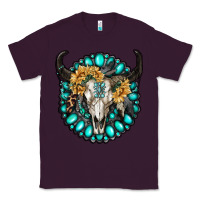 Plum gamestone with bull skull Classic Tee - RanaPortraitStore