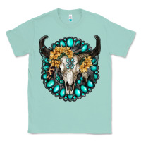 Seafoam gamestone with bull skull Classic Tee - RanaPortraitStore