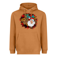 Meerkat texas santa wood slice ornament Heavyweight Hoodie - JahusDesignShop