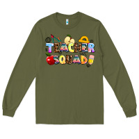 Army Green teacher squad Long Sleeve Tee - AdoDesignShop