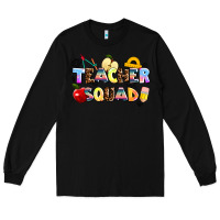 Black teacher squad Long Sleeve Tee - AdoDesignShop
